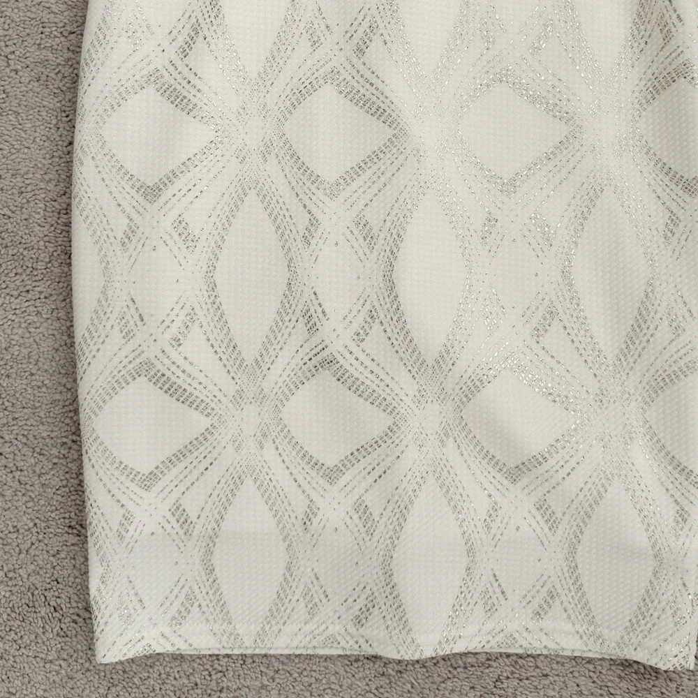 ASOS TFNC London White Bodycon Dress Small - Picture 9 of 15